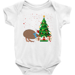 kiwi bird christmas for light Baby Bodysuit | Artistshot