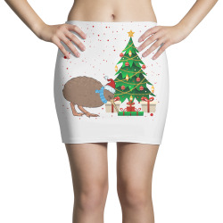kiwi bird christmas for light Mini Skirts | Artistshot
