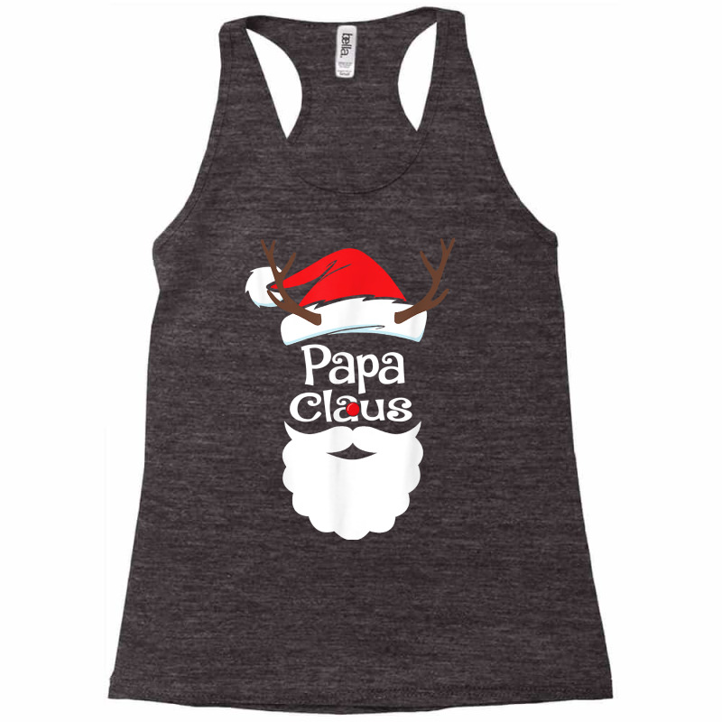 Papa Claus Christmas Pajama Family Matching Xmas Light T Shirt Racerback Tank by rowenapas5d | Artistshot