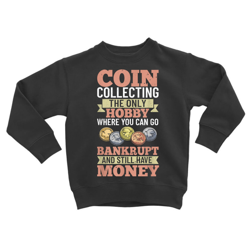 Numismatist Coin Collector Numismatic Coins Numismatologist T Shirt Toddler Sweatshirt by beckiguralk28 | Artistshot