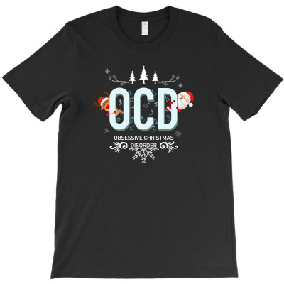 Obsessive Christmas Disorder For Dark T-shirt Designed By Zeynep Utlu