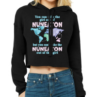 Proud Girl From Nuneaton   Relocation From Nuneaton T Shirt Cropped Hoodie | Artistshot