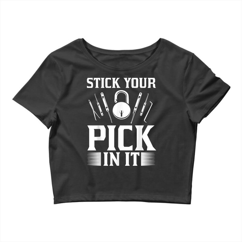 Locksmith Lock Picker Locksmithing Tools Lock Picking T Shirt Crop Top by caneypga | Artistshot