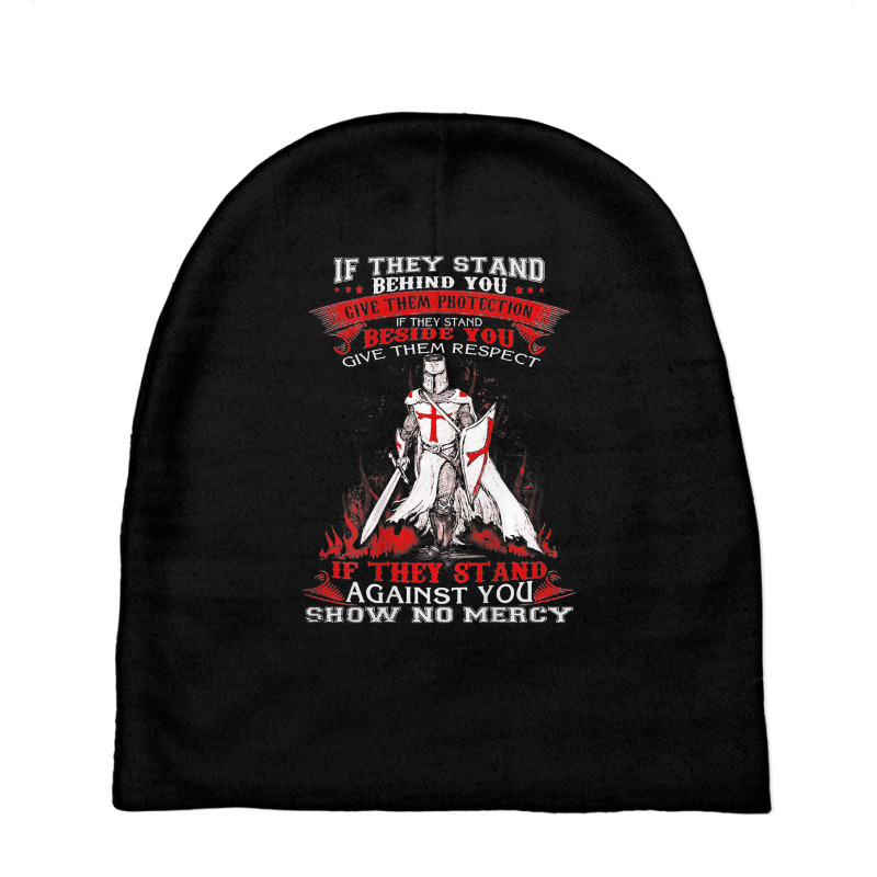 Crusader Knight Templar Warrior Of God   If They Stand T Shirt Baby Beanies | Artistshot