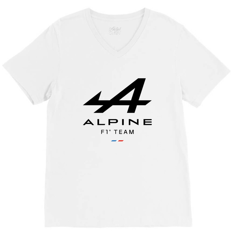 Alpine F1 Team V-neck Tee | Artistshot