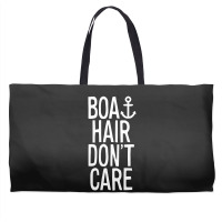 Boat Hair Don't Care Funny Weekender Totes | Artistshot