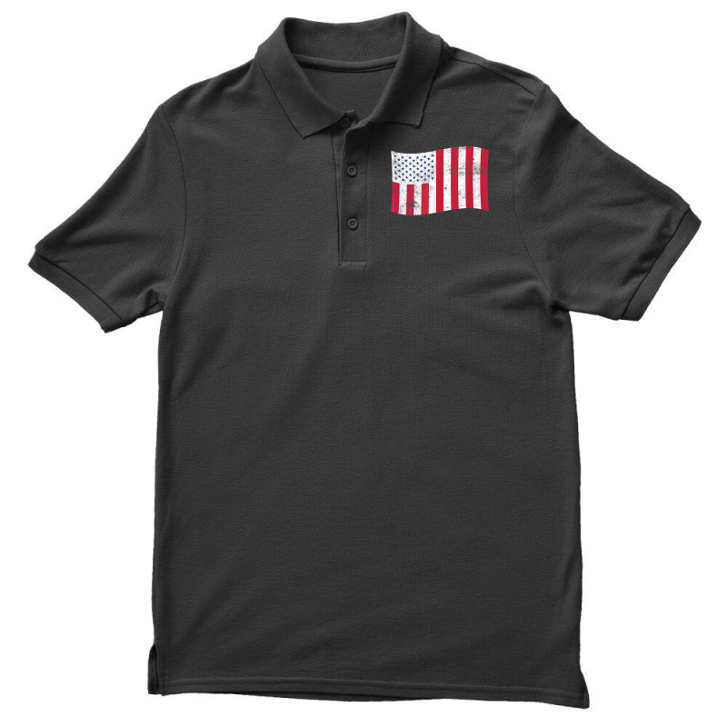 Usa Civil Flag Of Peacetime American States Men's Polo Shirt by DarionMurray | Artistshot