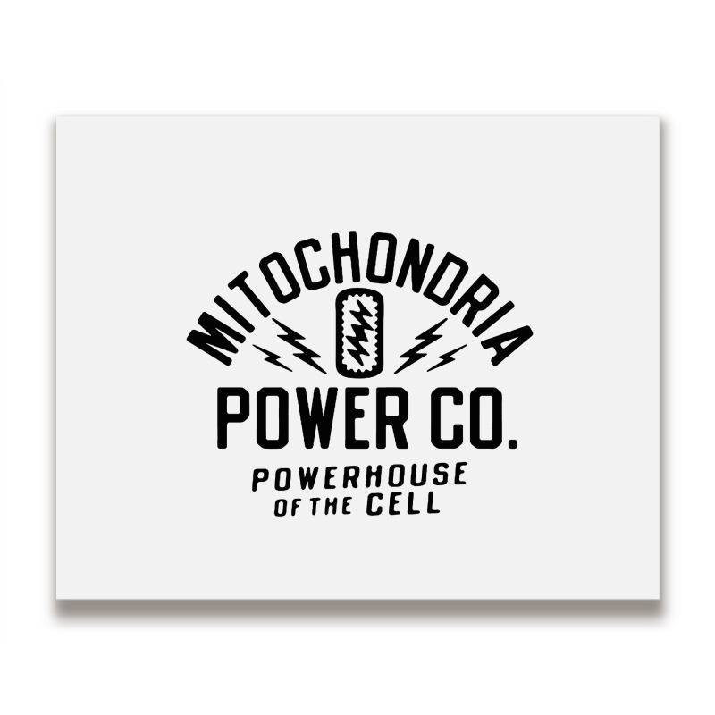 Mitochondria Powerhouse Metal Print Horizontal | Artistshot