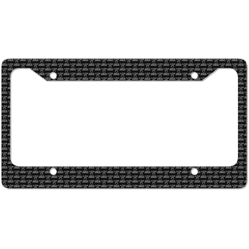 Clap Impressed License Plate Frame | Artistshot