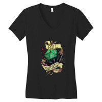 Roll Initiative Women's V-neck T-shirt | Artistshot