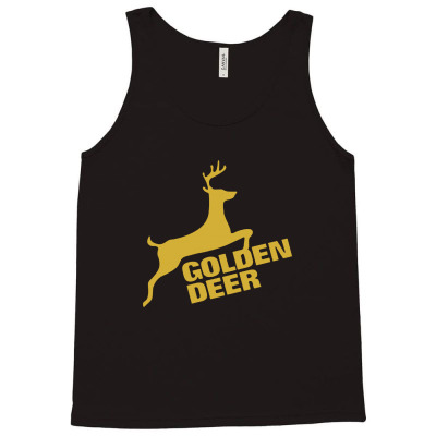Golden Deer Emblem Tank Top Designed By Michelziud
