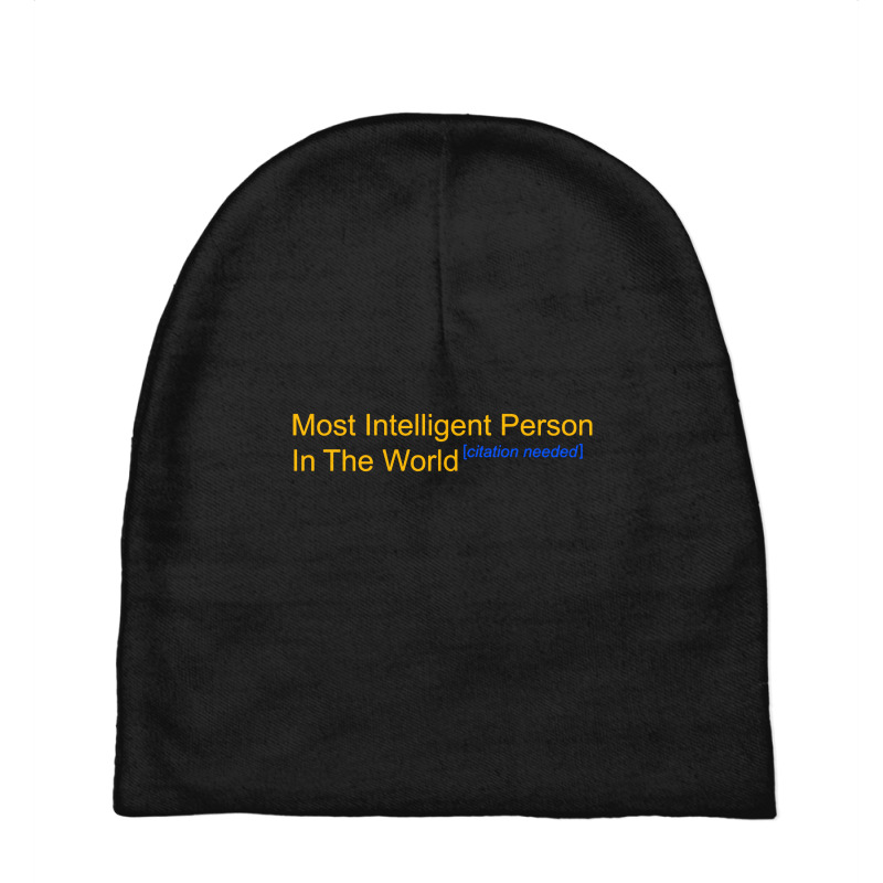 Most Intelligent Person Baby Beanies by Ableh Store | Artistshot