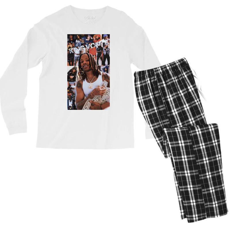 Awesome Kingvon Singer Men's Long Sleeve Pajama Set | Artistshot