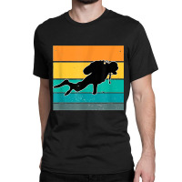 Coral Apnea Diver Hobby Retro Diving Sport Classic T-shirt | Artistshot