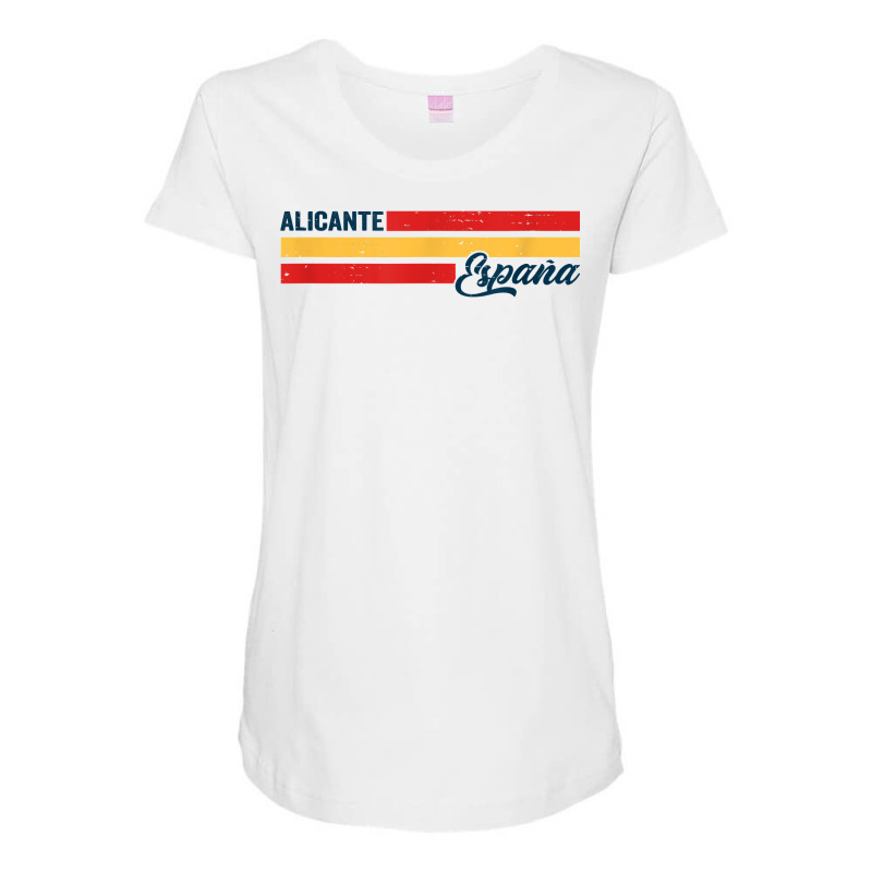 Alicante Spain Espana T Shirt Maternity Scoop Neck T-shirt by tzecluco | Artistshot