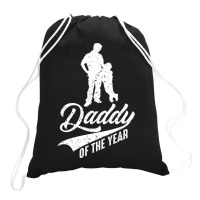 Cool Father Daddy Dad Fathers Day One Drawstring Bags | Artistshot