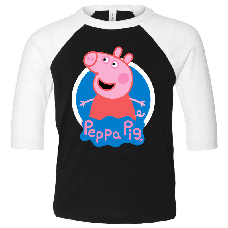 Peppa Pig Toddler 3/4 Sleeve Tee by Dejavu77 | Artistshot