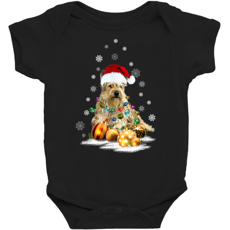 Berger Picard Dog Lights Christmas Matching Family T Shirt Baby Bodysuit by tzecluco | Artistshot