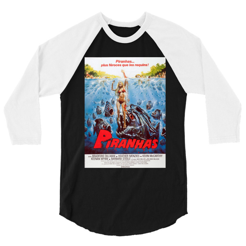 Piranhas 3/4 Sleeve Shirt | Artistshot