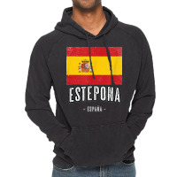 Estepona Spain Es Flag City Top Bandera Ropa Vintage Hoodie | Artistshot