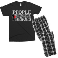 People Who Tolerate Me On A Daily Basis Are The Real Heroes Men's T-shirt Pajama Set | Artistshot