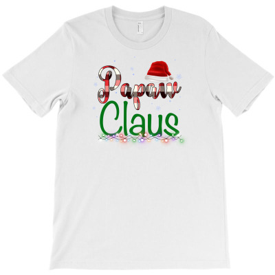 Papaw Claus Plaid Pattern For Light T-shirt Designed By Zeynep Utlu
