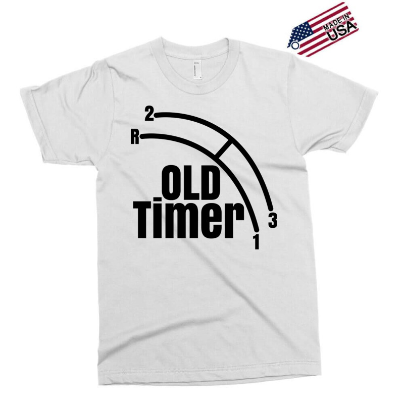 Funny Old Timer Car Truck Manual Column Shift Three Speed Gift Exclusive T-shirt by apolitery | Artistshot