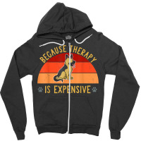 Cute German Shepherd Funny Pet Owner Dogs Are Therapy Paws T Shirt Zipper Hoodie | Artistshot