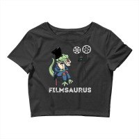 Film Dinosaur Film Director Dino Funny Film Maker T Rex Crop Top | Artistshot