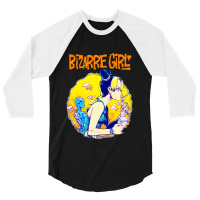 Bizarre Girl 3/4 Sleeve Shirt | Artistshot