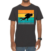 Coral Apnea Diver Hobby Retro Diving Sport Vintage T-shirt | Artistshot