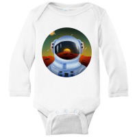 Austronaut Time Travel Wanderlust - Take This Into Your Life Long Sleeve Baby Bodysuit | Artistshot