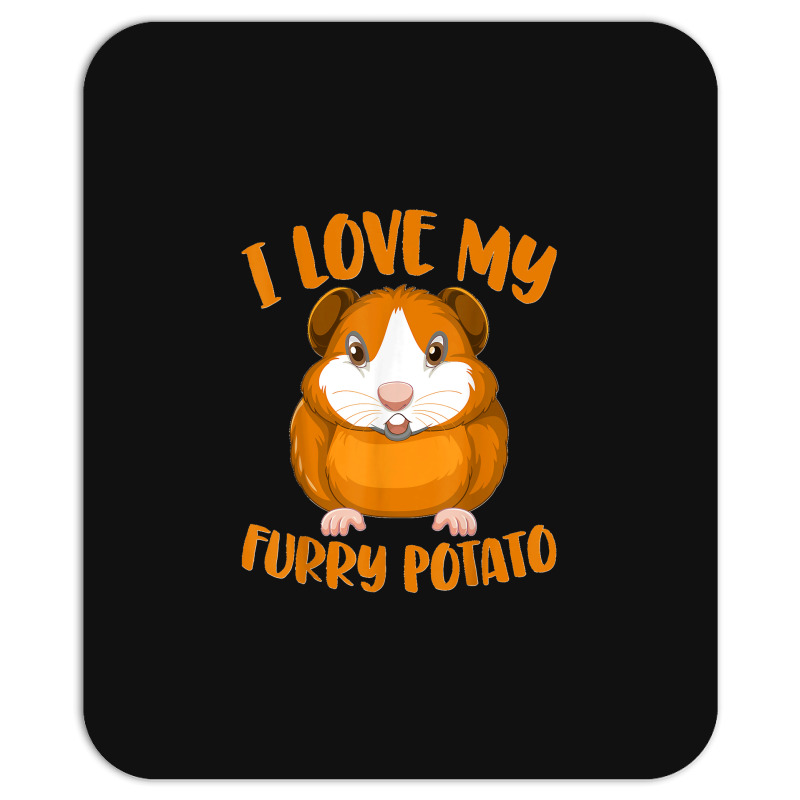 Cavy Lovers Guinea Pig Owners I Love My Furry Potato Mousepad | Artistshot