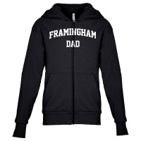 Framingham Dad Athletic Arch College University Alumni T Shirt Youth Zipper Hoodie | Artistshot