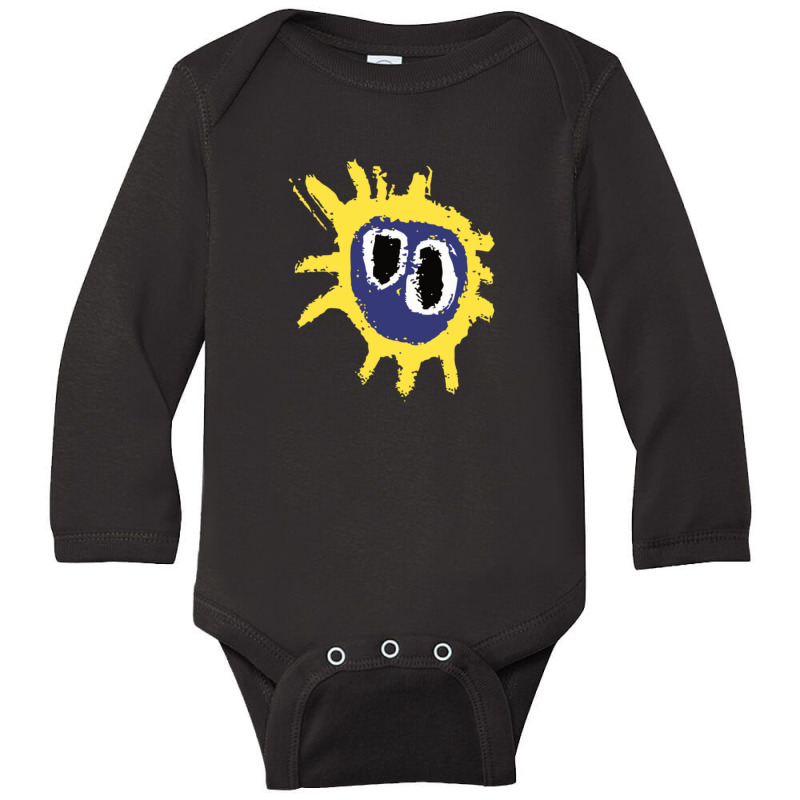 Screamadelica Primal Long Sleeve Baby Bodysuit by AdamJacobThielman | Artistshot