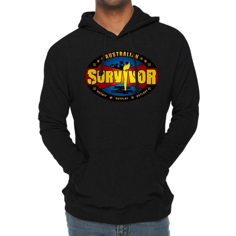 Australian Survivor Lightweight Hoodie by JohnDavidMay | Artistshot