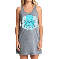 Snow Squid Tentacles Little Octopus T Shirt Tank Dress | Artistshot