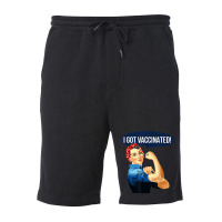 Pro Vaccine Vaccinated Rosie The Riveter Vaccinator Fleece Short | Artistshot