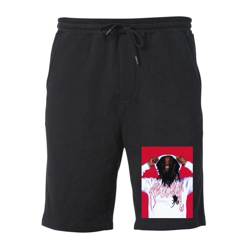 Smile Red Von Fleece Short | Artistshot