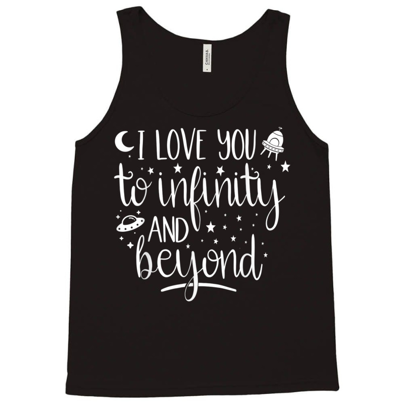 I Love You To Infinity And Beyond Valentine Couple Gift Tank Top | Artistshot