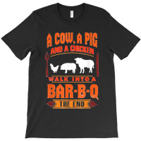 Funny Bbq Grilling Gift Walk Into A Bar Barbecue T-shirt | Artistshot