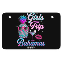 Girls Trip 2022 For Women Bahamas Bachelor Party Atv License Plate | Artistshot