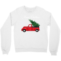 Vintage Wagon Merry Christmas   Tree On Car Xmas Vacation Sweatshirt Crewneck Sweatshirt | Artistshot