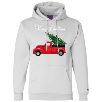 Vintage Wagon Merry Christmas   Tree On Car Xmas Vacation Sweatshirt Champion Hoodie | Artistshot