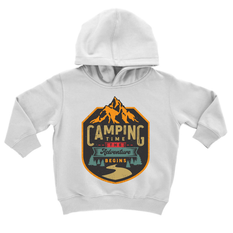 Camping Time Toddler Hoodie by Mathew Rodden | Artistshot