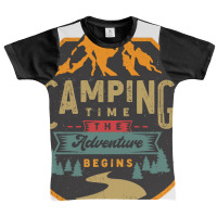 Camping Time Graphic Youth T-shirt | Artistshot