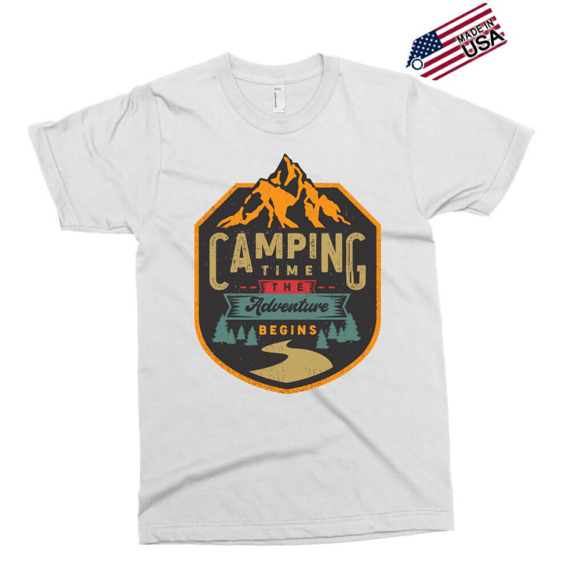 Camping Time Exclusive T-shirt by Mathew Rodden | Artistshot