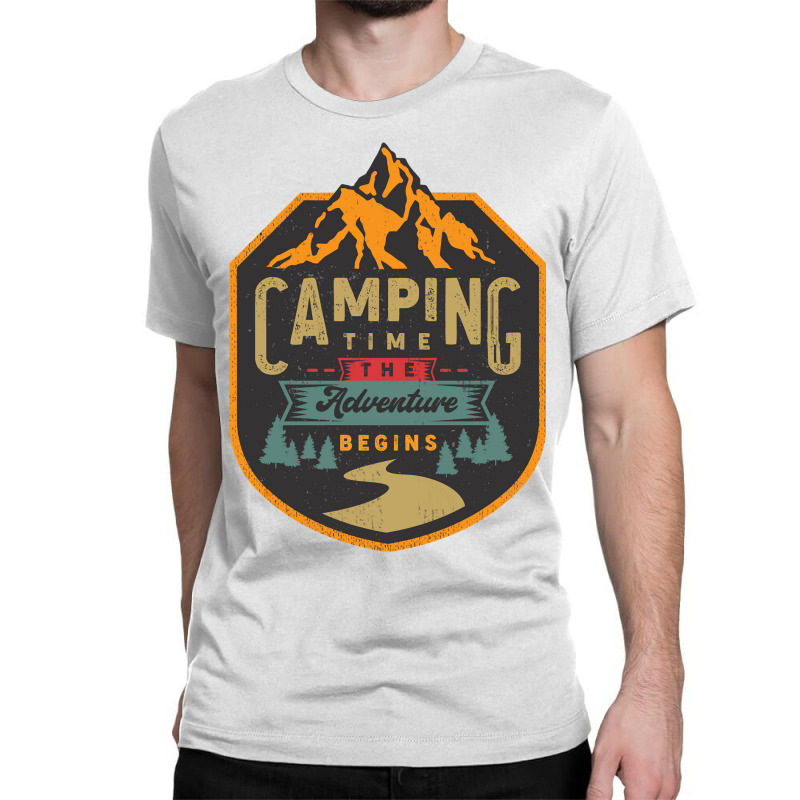 Camping Time Classic T-shirt by Mathew Rodden | Artistshot