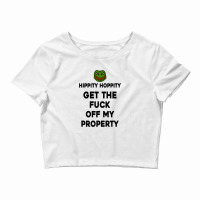 Hippity Hoppity Abolish Private Property Crop Top | Artistshot