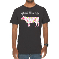 Funny Cow Milk Dairy Agriculture Vintage T-shirt | Artistshot